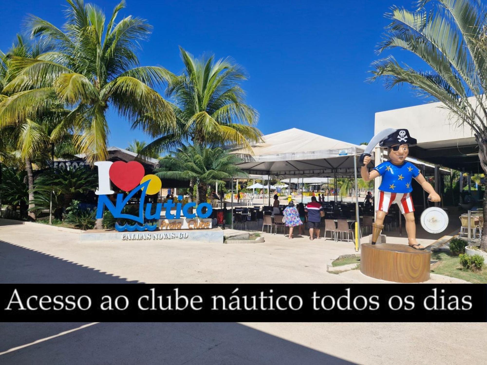 Nautico Flat Com Acesso Ao Clube Nautico Praia- كلدس نوفاس المظهر الخارجي الصورة